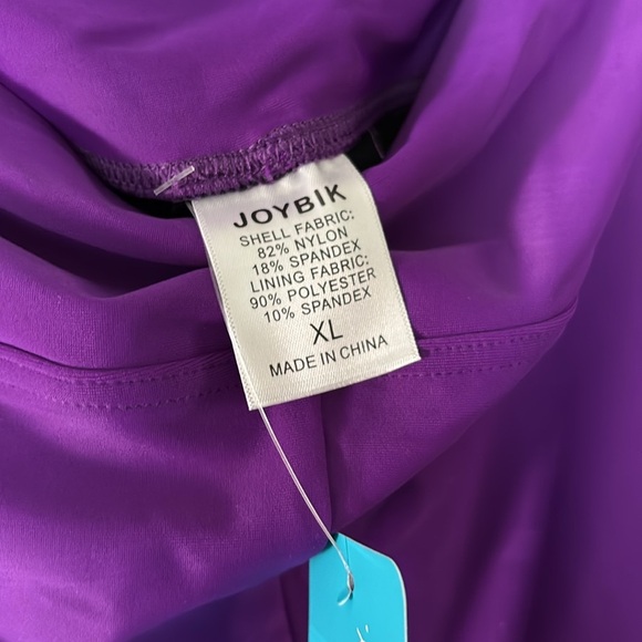 Women’s 7" Cross High Waisted Swim Board Shorts Size XL Swimsuit Quick Dry - Picture 5 of 6